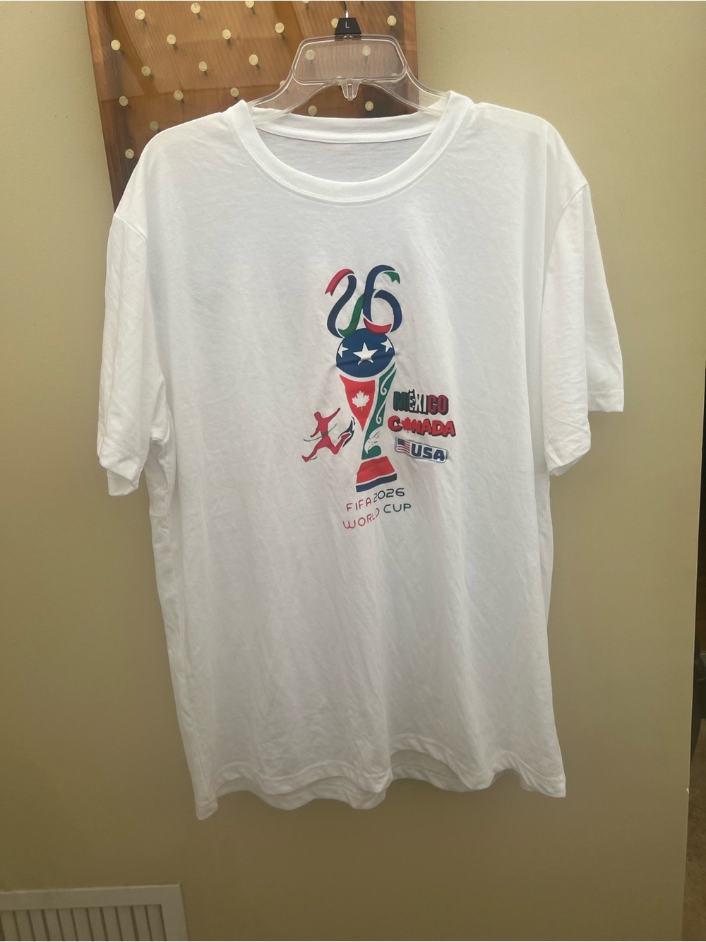 FIFA 2026 World Cup Graphic Short Sleeve Tee - White